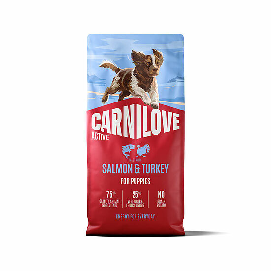 Carnilove Dog Active Puppy Salmon & Turkey 12 kg