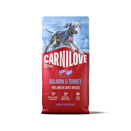 Carnilove Dog Active Large Breeds Junior Salmon & Turkey 12 kg