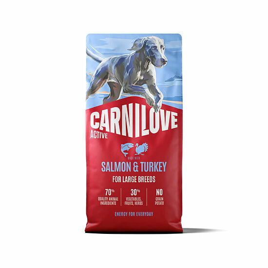 Carnilove Dog Active Large Breeds Salmon & Turkey 12 kg