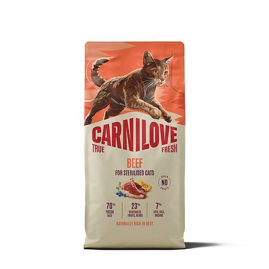 Carnilove Cat True Fresh Sterilised Beef 6 kg