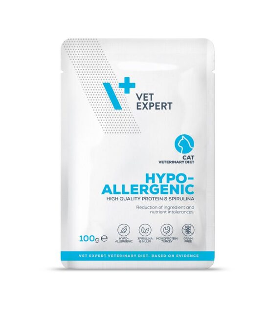 4T VD KAĶU HYPOALLERGENIC PAC 100G N12