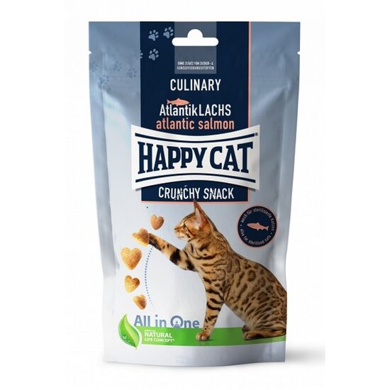 Happy Cat Culinary Crunchy Snack Atlantik-Lachs 70 g