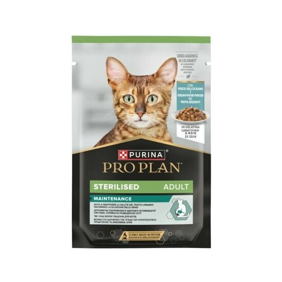 PRO PLAN STERIL MAINTENANCE konservs kaķiem (okeā.zivis) 85g