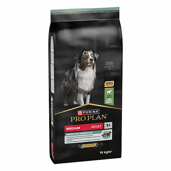 PRO PLAN MEDIUM ADULT sausā barība sunim (jērs) 14kg