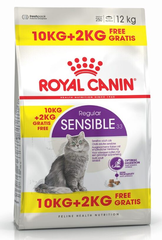 Royal Canin Sensible 10 kg + 2 kg