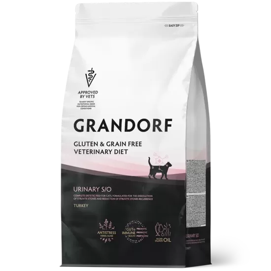 GRANDORF URINARY S/O ADULT CATS TURKEY 400 G