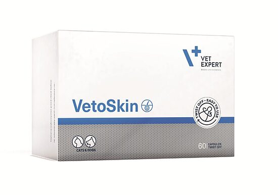 VETOSKIN KAPS N60 SUŅIEM/KAĶIEM (BLISTERI) VetExpert