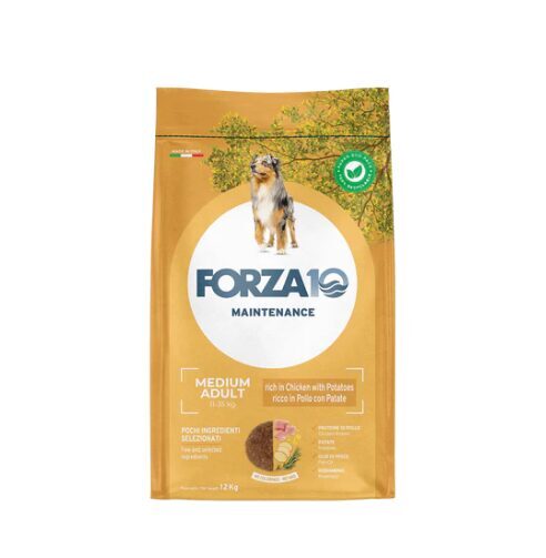 Forza10 Maintenance MEDIUM ADULT ar vistu un kartupeļiem 12kg