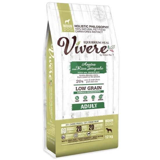VIVERE Medium Adult Duck 12 kg
