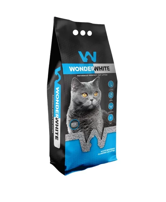 Wonder White Bentonīta kaķu pakaiši Natural (Bez smaržas) 10kg