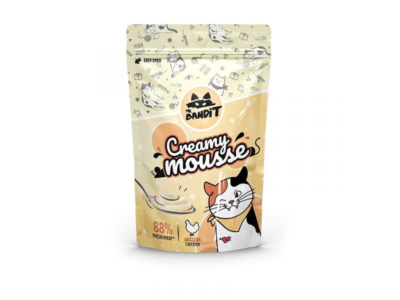 MR.BANDIT CAT CREAMY MOUSSE CHICKEN/VISTA 60G/9688