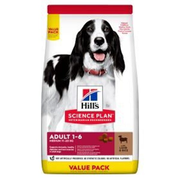 HILLS SP SUŅU SAUSĀ B MED JĒRS/RĪSI 18KG