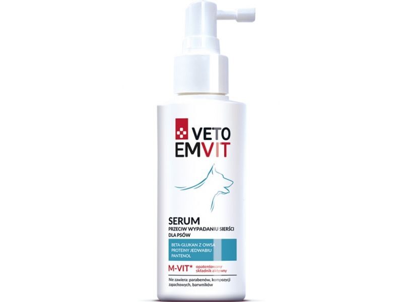VETOEMVIT SERUMS PRET PĀRMĒRĪGU VILNAS IZKRIŠANU SUŅIEM 150ML