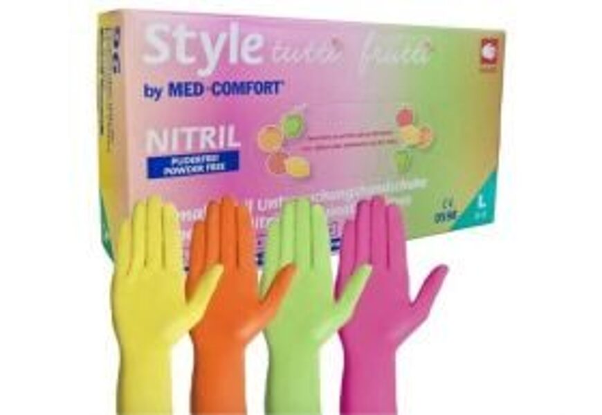 CIMDI NITRILA NEST NEPŪD STYLE L MIX N96 MED-COMF/TUTTI-FRUTTI