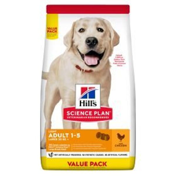 HILLS SP SUŅU SAUSĀ B LIGHT LB VISTA 18KG