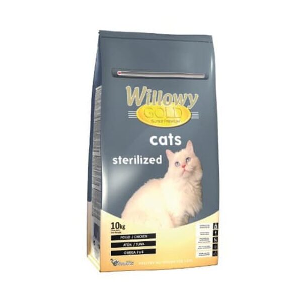 Willowy GOLD PREMIUM Sterilized ar vistu 10 kg