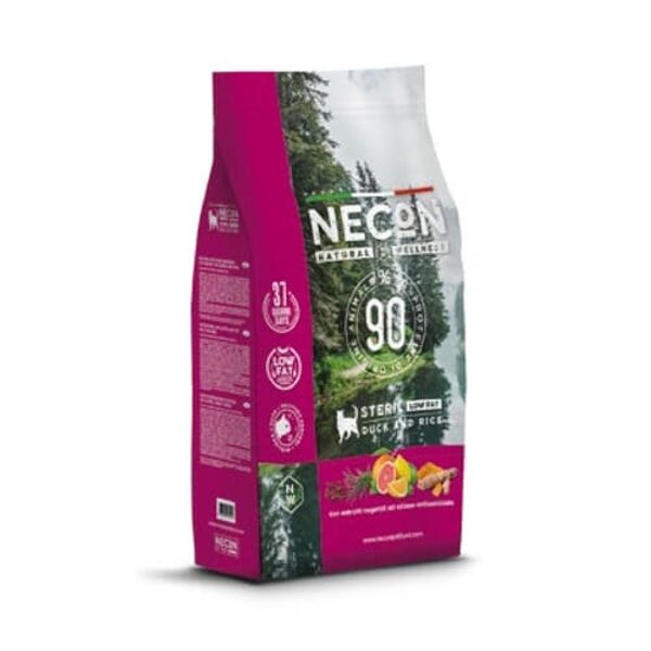 NECON Natural Wellness Adult Sterilized Low Fat Duck and Rice 10 kg