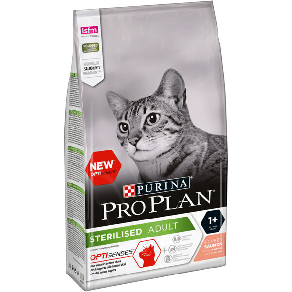 PRO PLAN STERIL VITAL sausā barība kaķiem (lasis) 10kg