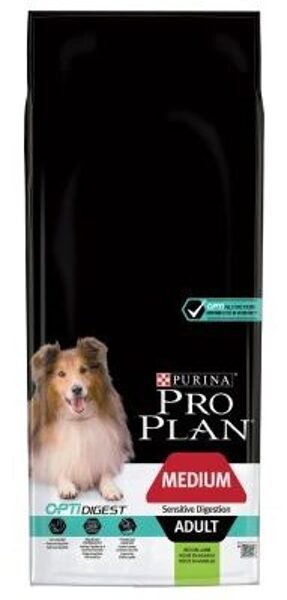 PRO PLAN MEDIUM ADULT sausā barība sunim (jērs) 14kg