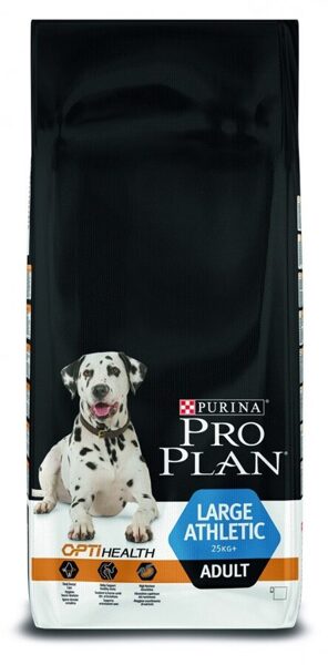 PRO PLAN LARGE ATLETIC ADULT sausā barība sunim (vista) 14kg