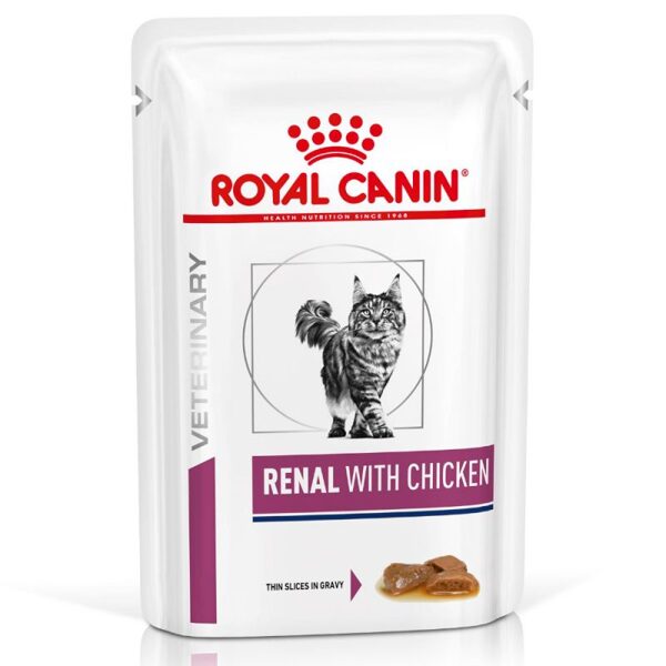 Royal Canin RENAL WITH CHICKEN CAT WET (85g x 12)