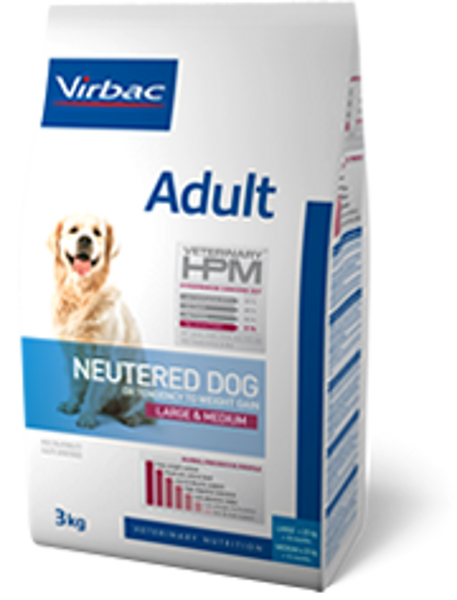VIRBAC HPM Dog Adult Neutered Large & Medium Breed 7kg