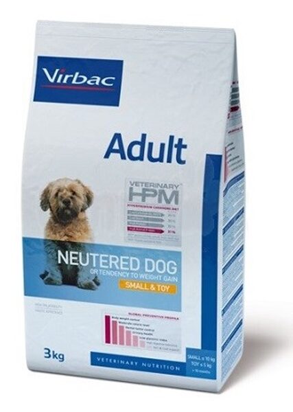 VIRBAC HPM Dog Adult Neutered Small & Toy 1,5kg