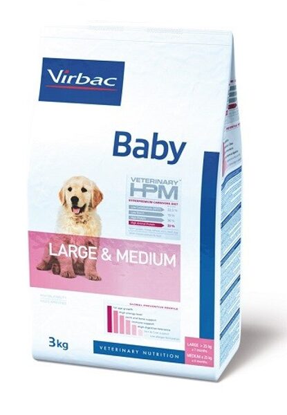 VIRBAC HPM Dog Baby Large & Medium Breed 3kg