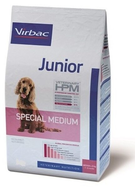 VIRBAC HPM Dog Junior Special Medium Breed 7kg