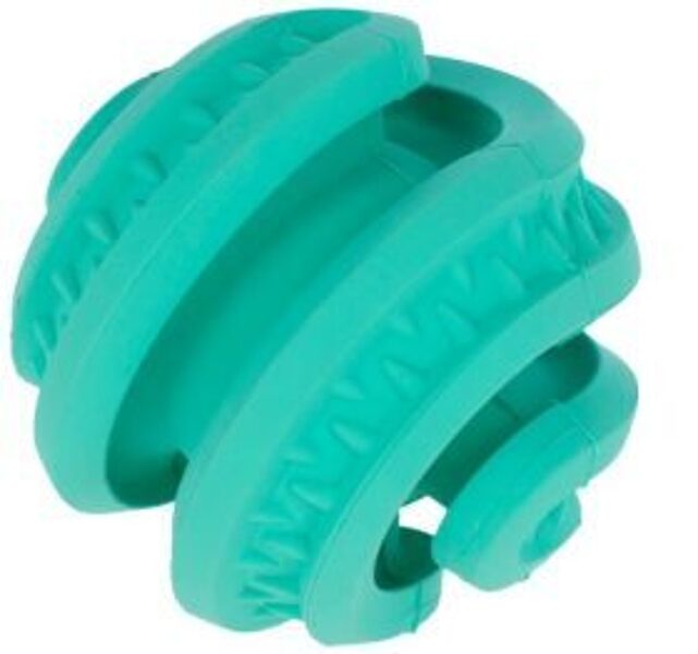 KERBL ROTAĻL TOYFASTIC BUMBA VĪTA TIRKĪZA 8.5CM /80493