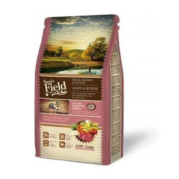 Sams Field DOG SENIOR Light Lamb&Rice 13 kg