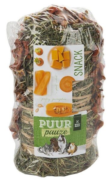 Witte Molen Puur HAY ROLL CARROT & PUMPKIN 200g