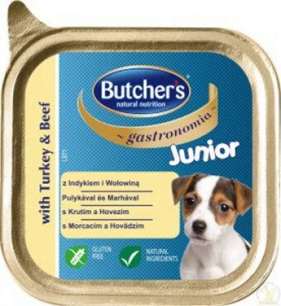 Butcher's Dog Junior Gastronomia with turkey&beef Pate 6x150g