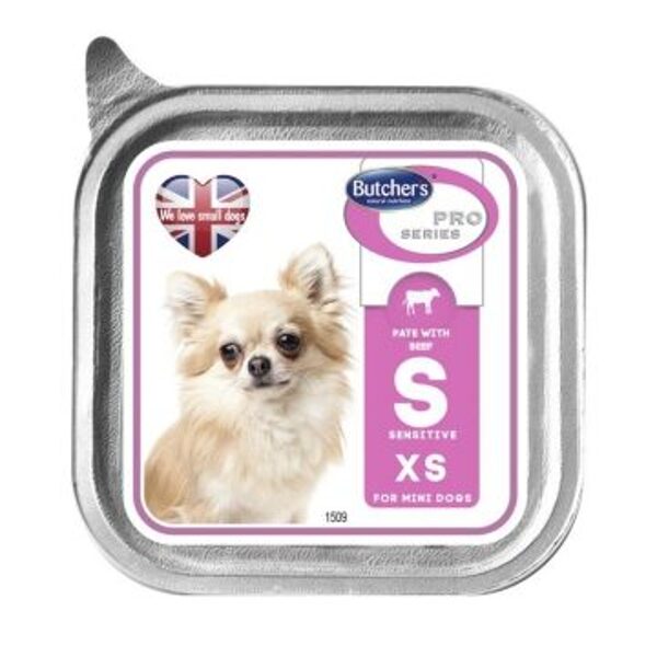 Butcher's Pro Series Sensitive dog with beef 6x100g