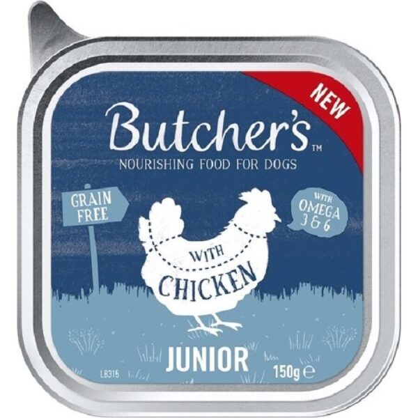 Butchers Dog Original JUNIOR with chicken Pate 6x150g