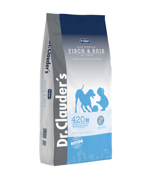 Dr.Clauder's HIGH PREMIUM SENSITIVE Fish&Rice 15kg