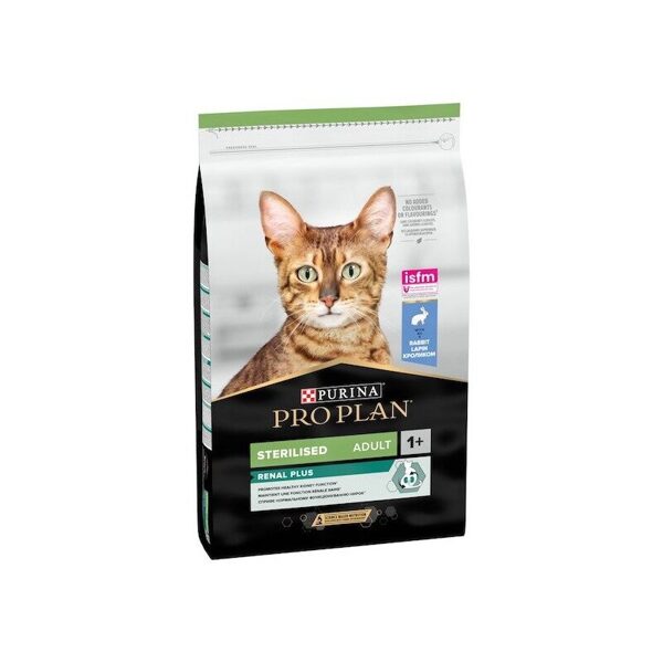 PRO PLAN STERIL RENAL sausā barība kaķiem (trusis) 10kg