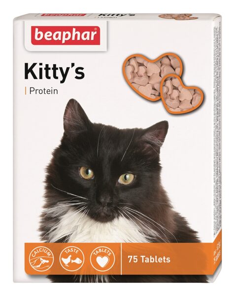Beaphar KITTY'S + Protein (Fish) 75tab.