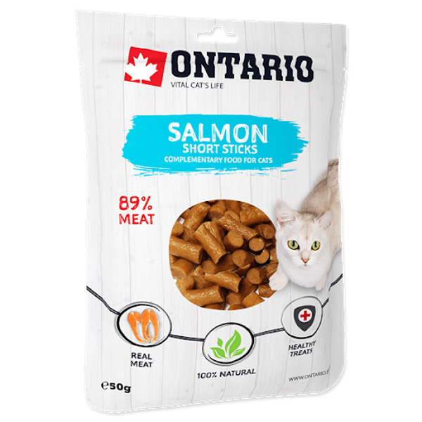 Ontario Cat Salmon Short Sticks 50g