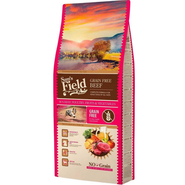 Sams Field DOG ADULT ALL GF Beef and Veal 13kg