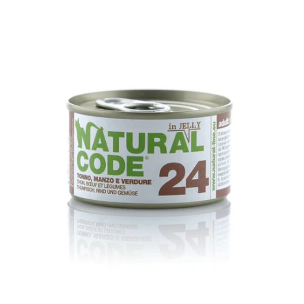 Forza10 Natural Code 24 - Tuncis, liellops un dārzeņi 12x85g