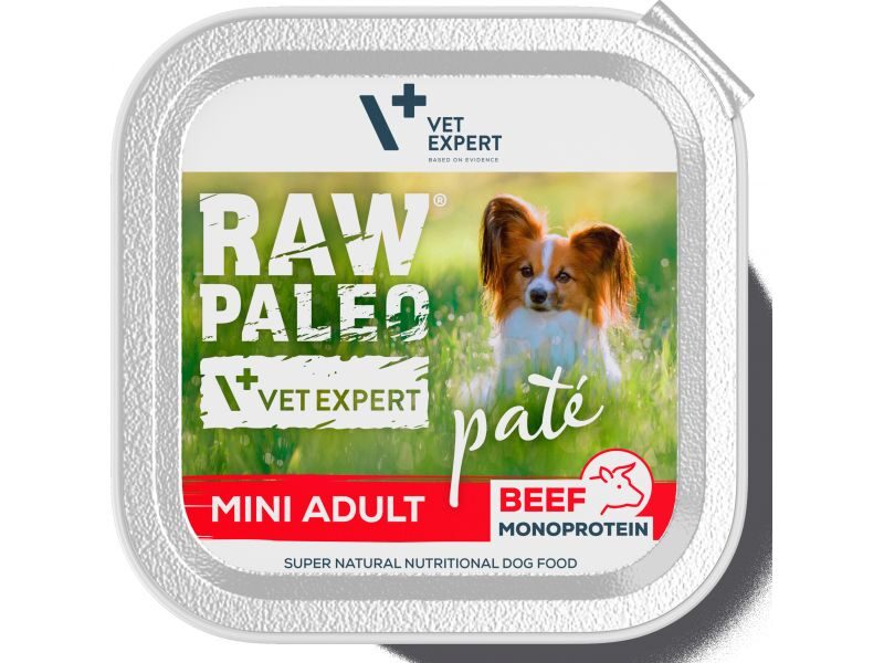 RAW PALEO SUŅU PASTĒTE MINI LIELLOPS 150G
