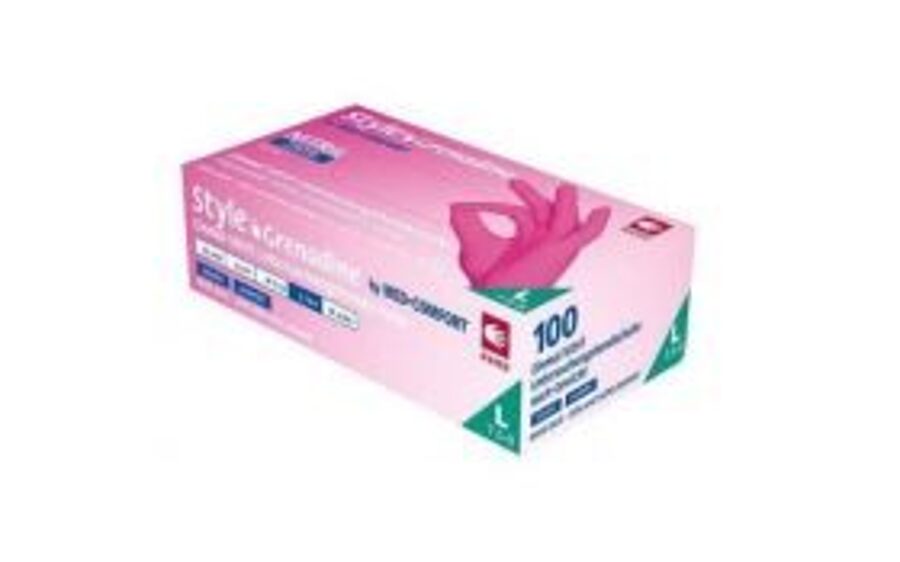 CIMDI NITRILA NEST NEPŪD STYLE L FUKSIJU N100 MED-COMF/GRENADINE