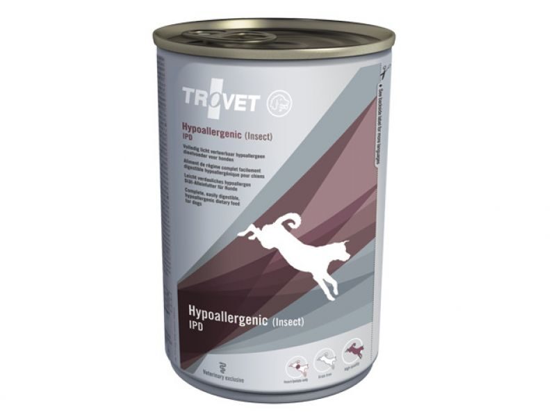 TROVET SUŅU KONS HYPOALLERGENIC (INSECT) 400G /IPD