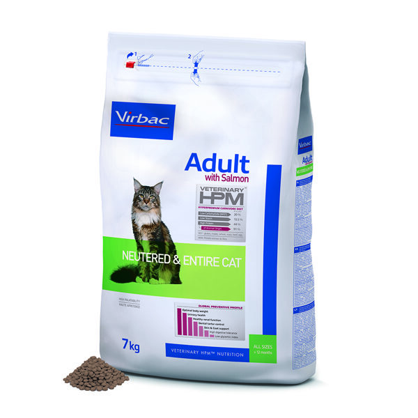 HPM Cat Adult salmon Neuter.&entire 1.5 kg