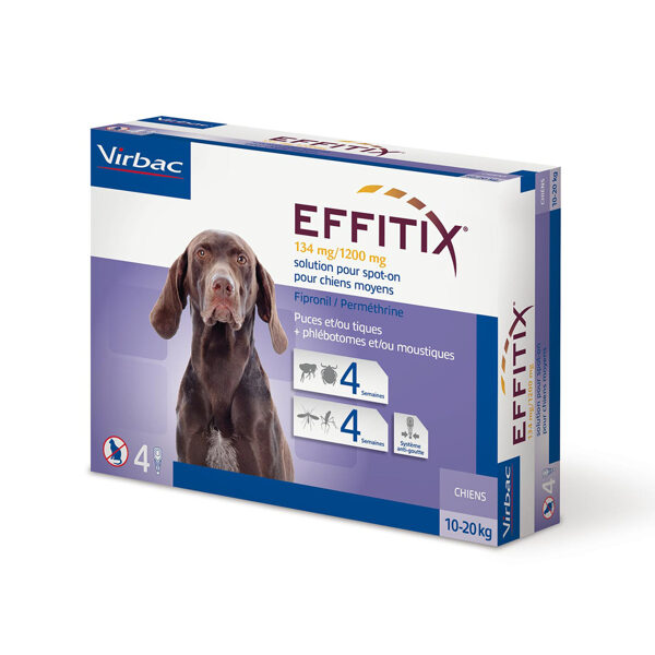 EFFITIX 134 mg/1200 mg (10-20 kg) suņiem N4