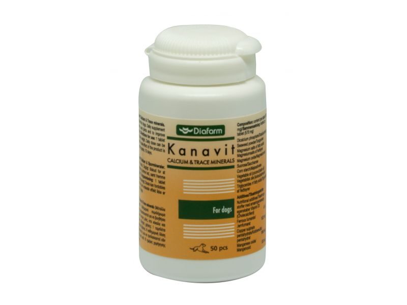 DF KANAVIT CALCIUM & MINERALS TAB N50 SUŅIEM