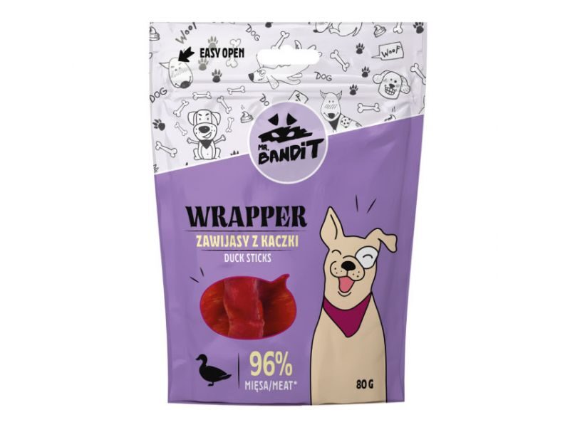 MR.BANDIT WRAPPER DUCK STICKS/TĪTAS PĪLES NŪJIŅAS 80G