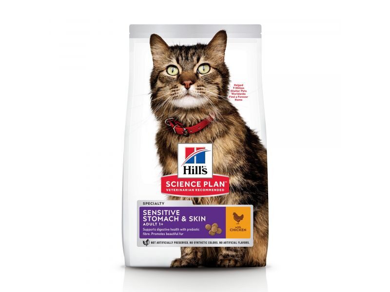 HILLS SP KAĶU SAUSĀ B SENS ST+SK VISTA 1.5KG