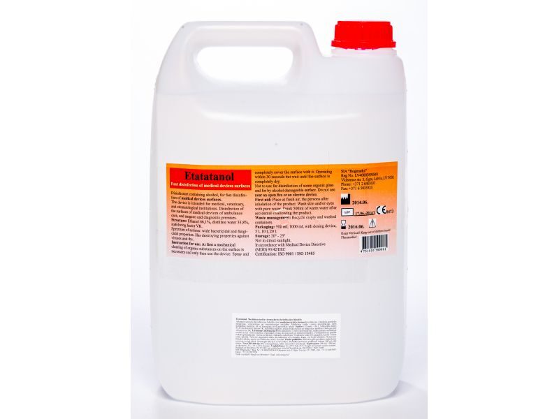 DEZ LĪDZ ETATATANOLS (ETILSPIRTS 70°) 5L